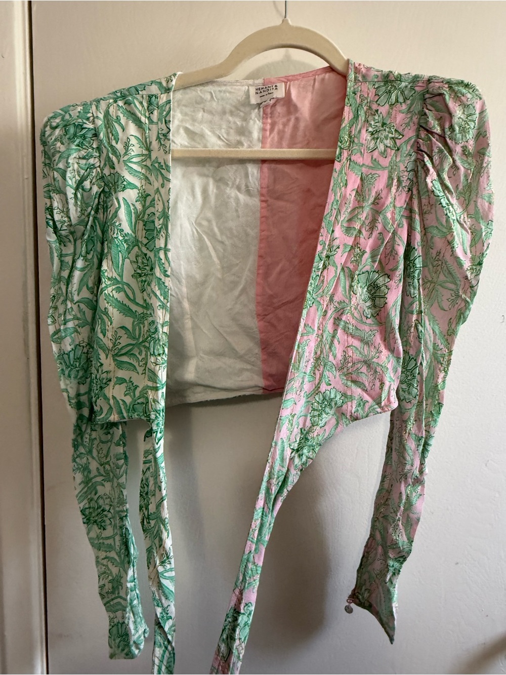 Hemant & Nandita Sidra Cropped Bolero size medium